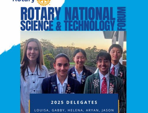 Rotary National Science and Technology Forum Students